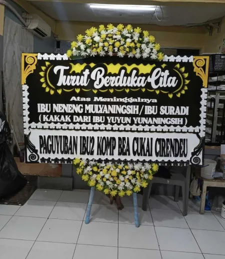 Papan Bunga Duka Cbd Alam Sutera